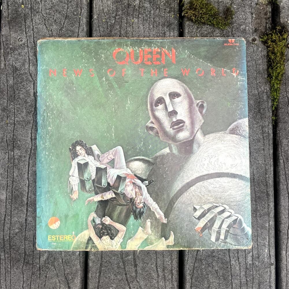 Queen news of the world rare mexican press, with perfect gatefold art